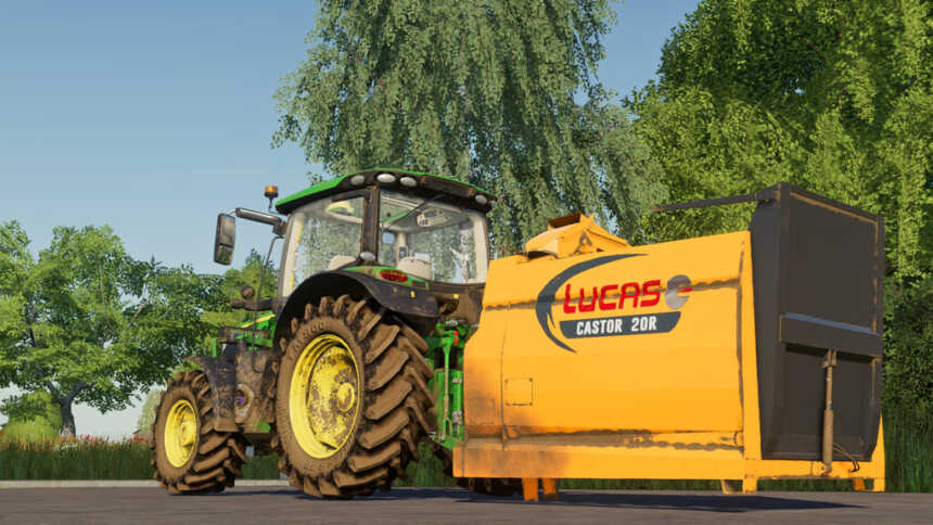 Zunhammer FANT For FS 19 The Manure System Is Equipped With A Front