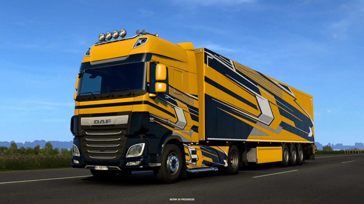 A little more of France in Euro Truck Simulator 1.40 beta 2