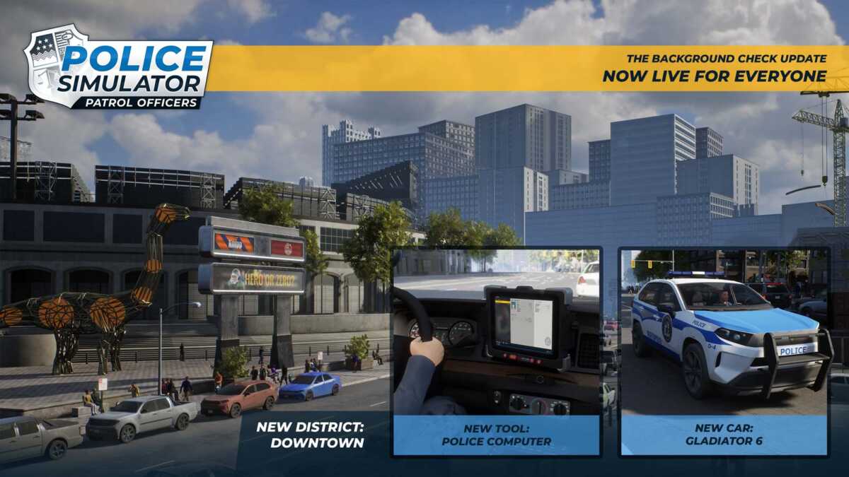 Officers: the district new new Patrol patrol Simulator car to a Police