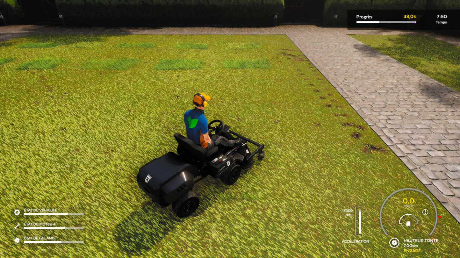 Lawn Mowing Simulator: a very serious game built on a simple concept