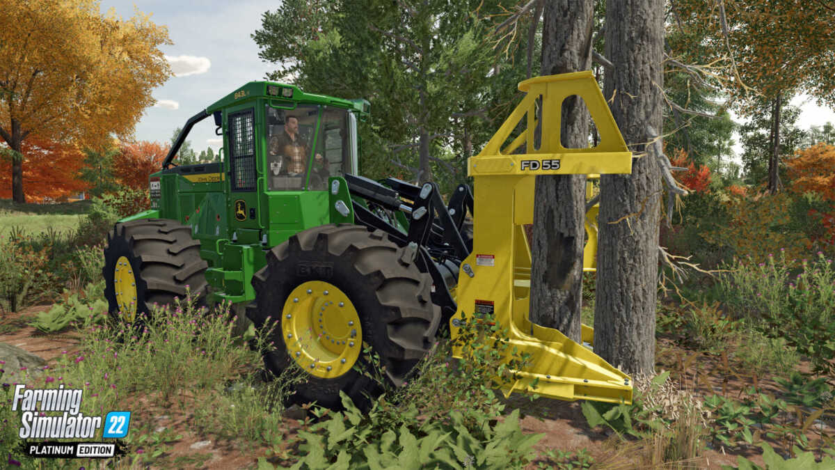 A trailer and new images of the Platinum DLC for Farming Simulator 22