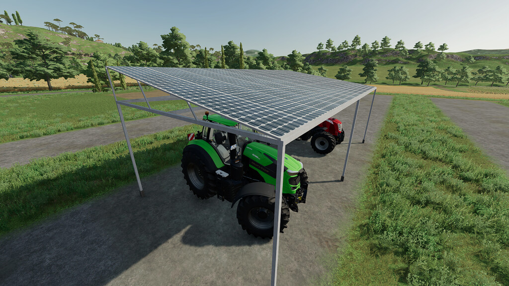 Download mod Metal Sheds With Solar Panels Farming Simulator 22