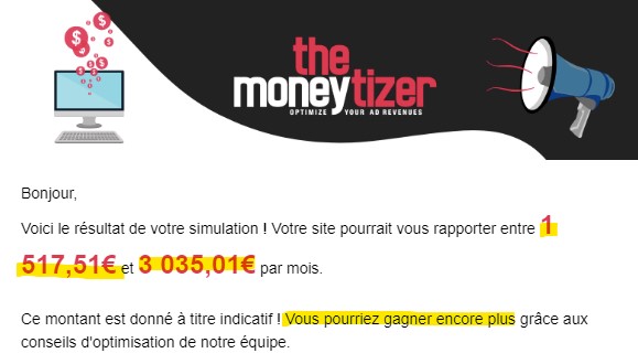 the moneytizer simulation